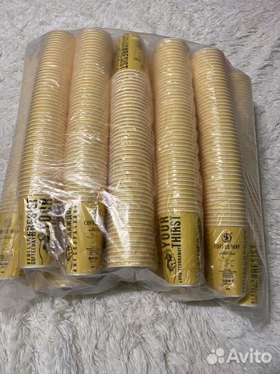 Бумажные стаканы крафт