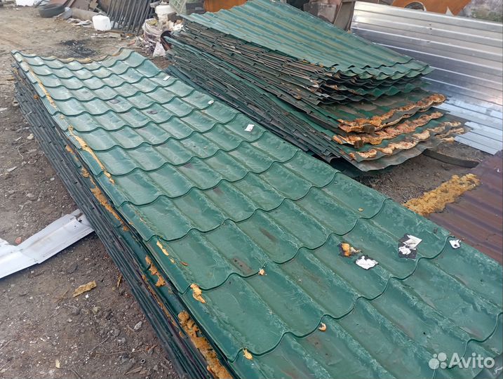 Металлочерепица бу