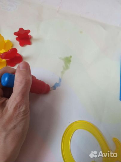 Развивающий коврик. Игрушки. Водная раскраска. Б/у