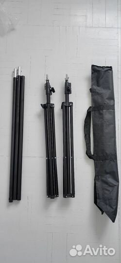 Стойка держатель фотофона ворота 2м