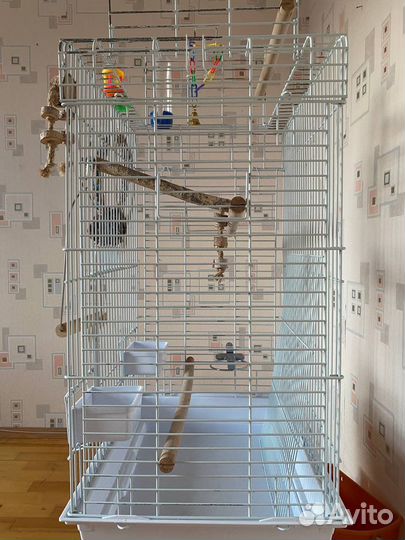 Клетка для попугая (среднего/крупного)