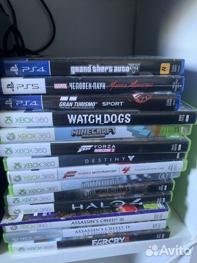 Диски на ps4 ps5 Xbox 360