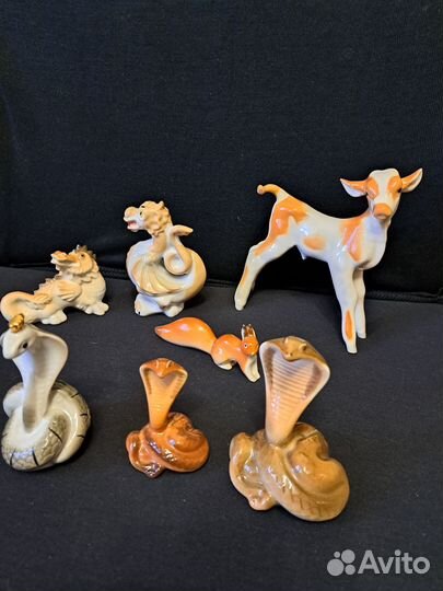 Фарфоровые статуэтки лфз, лоз,Дулёво