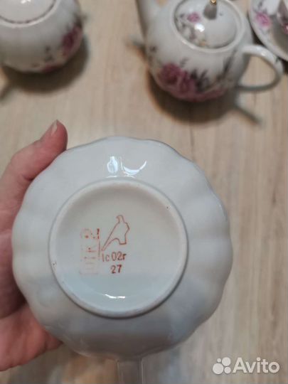 Новый сервиз чайный на 6 персон