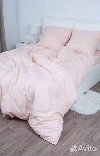 Постельное белье однотонное 2 спальное