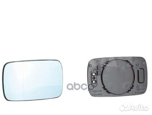Стекло зеркала BMW E34/E36/E46 92- выпукл.тонир