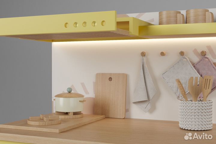 Детская деревянная кухня