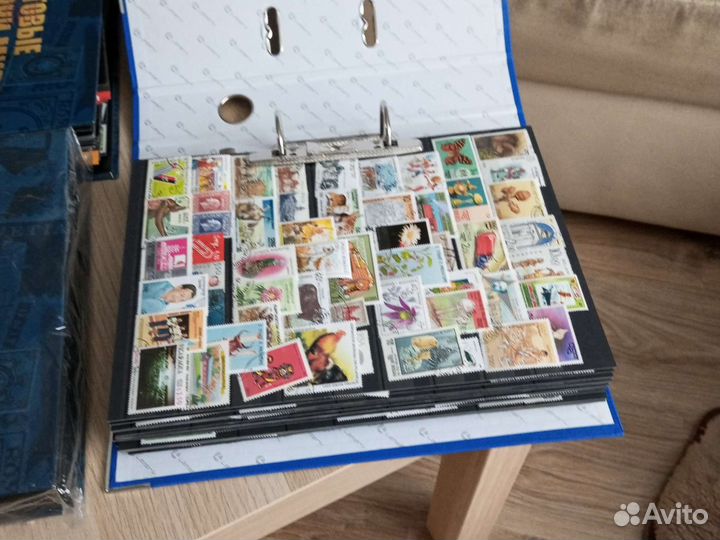 Коллекция почтовые марки мира Hachette