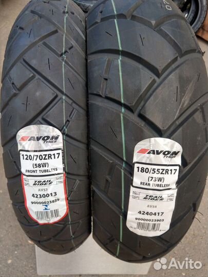 Мотошина 120 70 17 Avon Trailrider