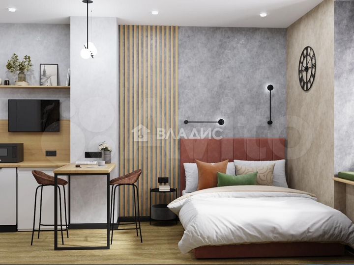 Апартаменты-студия, 24,6 м², 1/9 эт.