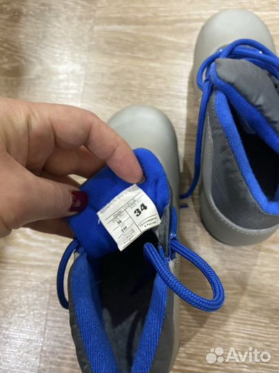 Лыжные ботинки детские 34