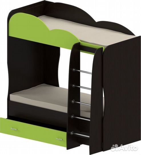 Двухъярусная кровать Индиго 2.1