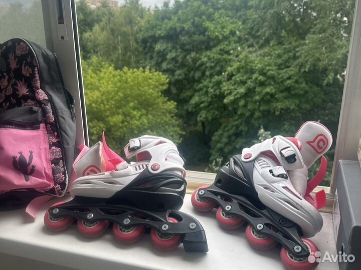 Ролики детские для девочек 35-38