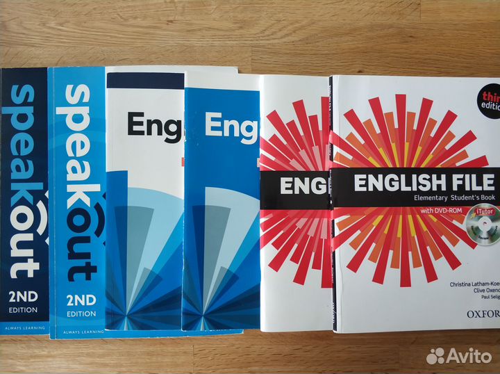 Учебники English file, Speakout (Sb+Wb)