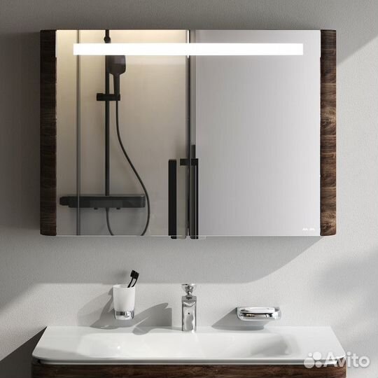 Зеркальный шкаф AM.PM Sensation 100 M30MCX1001NF Орех