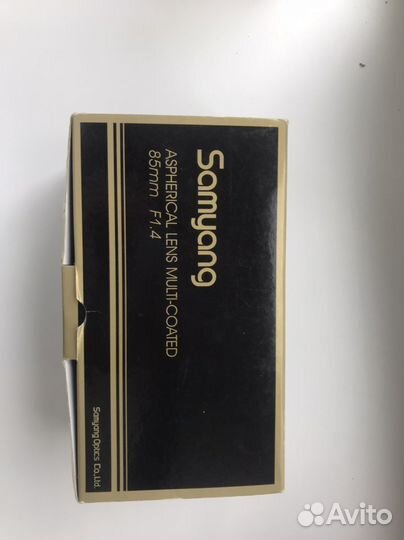 Объектив samyang 85mm f/1.4 AS IF Cannon EF