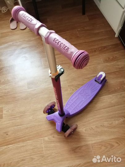 Самокат детский трехколесный бу