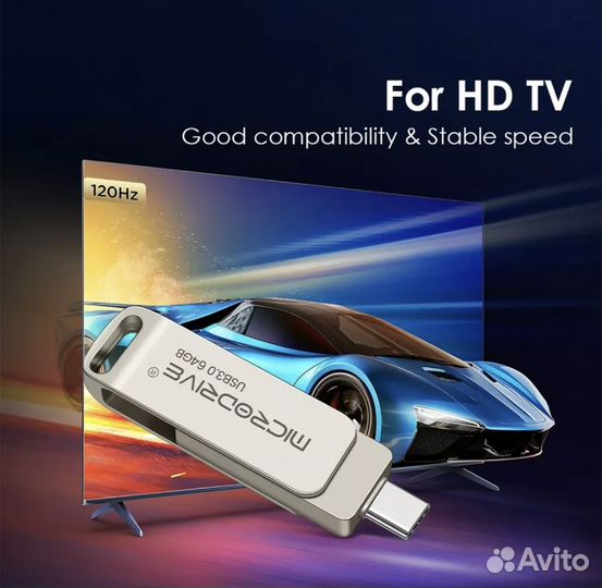 Флешка оптом USB Type-C 64 GB 64 гигабайт USB C