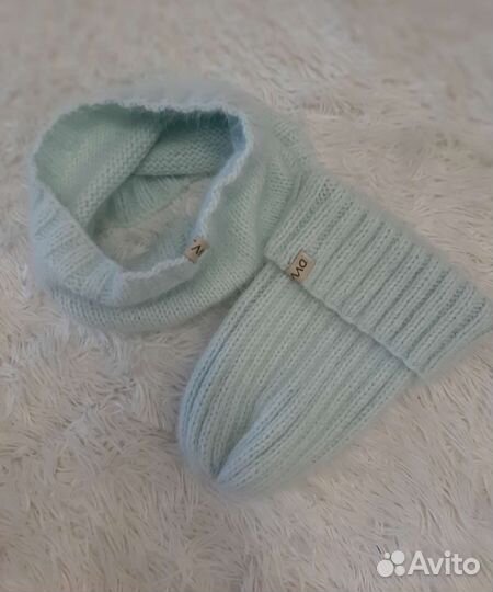 Комплект шапка и снуд