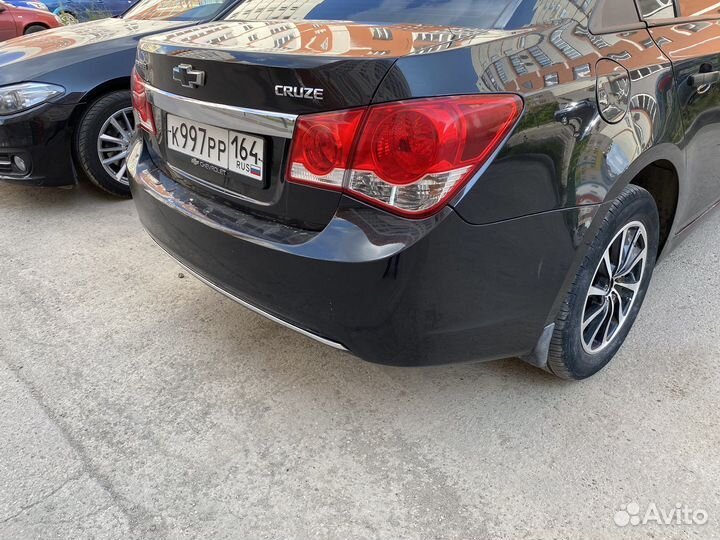 Задний бампер chevrolet cruze