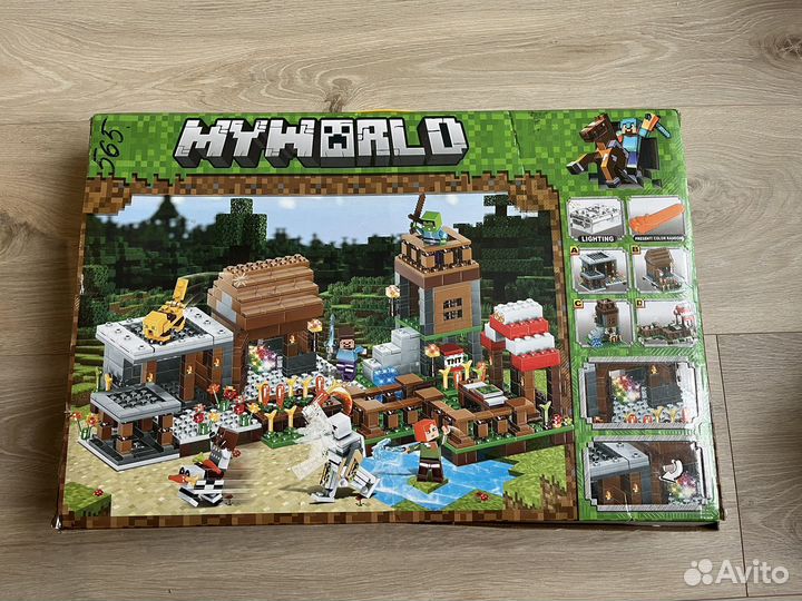 Конструктор деревня minecraft