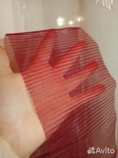 Лента, бант гофрированный