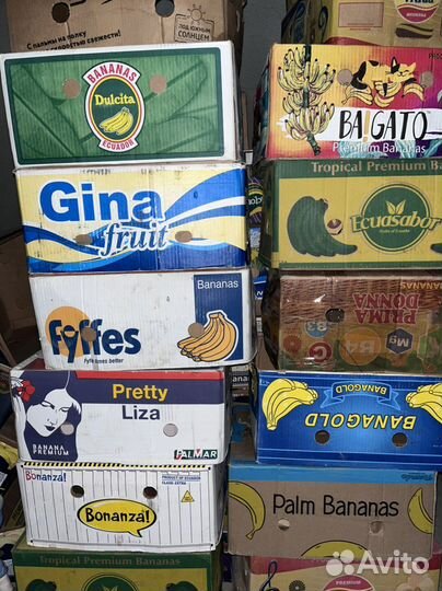 Коробка банан
