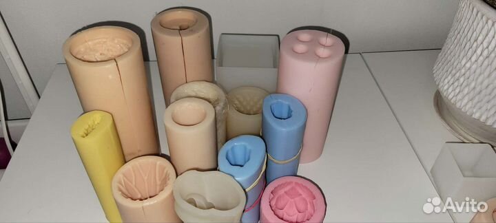 Силиконовые формы для свечей