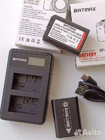 Зарядное устройство +2 акб Sony np-fw50