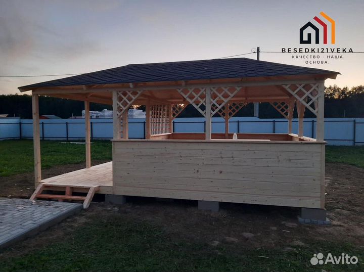 Беседка открытая 3х5