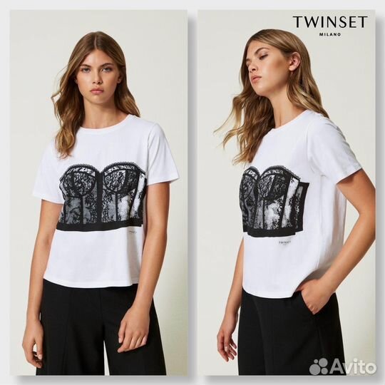 Новая футболка Twinset р. S оригинал
