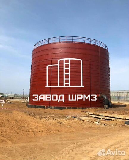 Резервуар вертикальный стальной 400 кубов