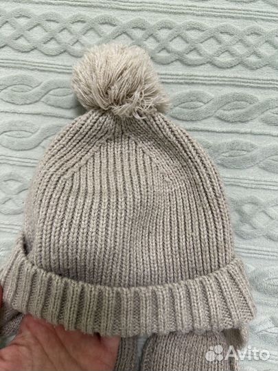 Шапка, шарф и варежки zara