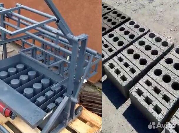 Шлакоблочный станок всш-5, доставка с завода