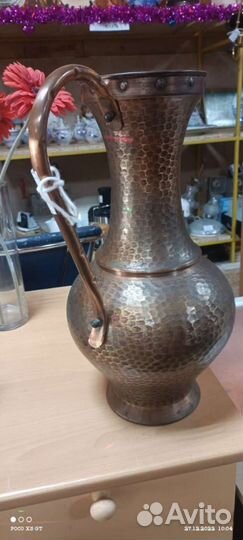 Кувшин медный антикварный