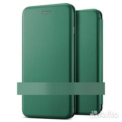 Чехол книжка Xiaomi Redmi 10C / Poco C40 (зеленый)