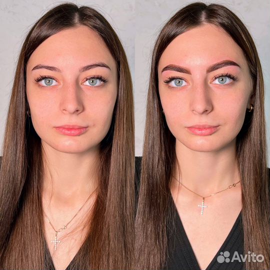 Окрашивание бровей
