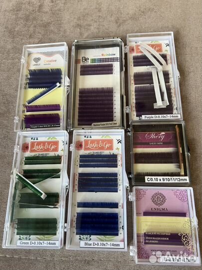 Цветные реснички