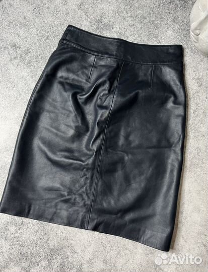 Кожаная юбка Uterque / 42(XS-S) / Оригинал