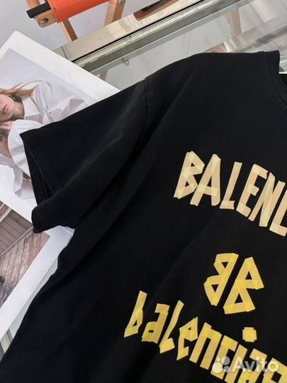 Футболка balenciaga женская оверсайз (Новинка 2024