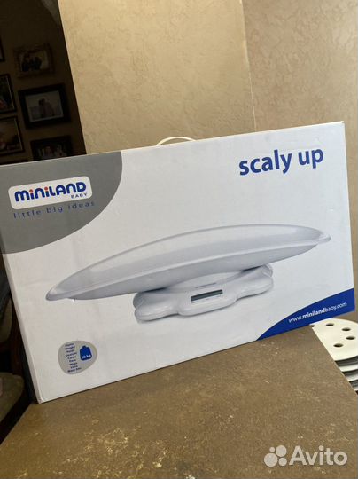 Весы детские Miniland Scaly Up со съемным лотком