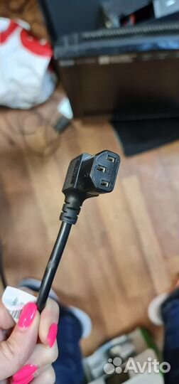 Кабель питания ориг i-sheng is-15 140см угловой