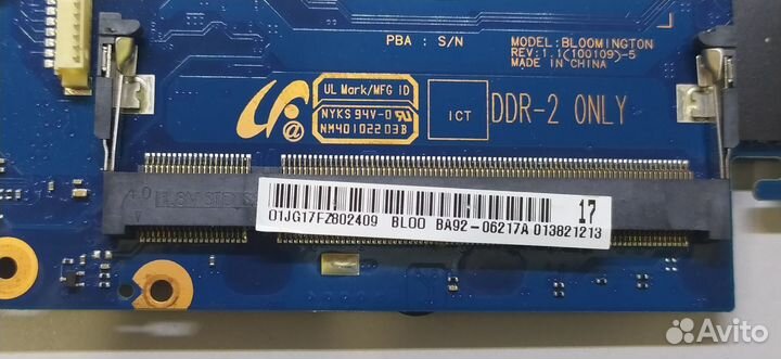 Материнская плата 100109-5 для Samsung N150