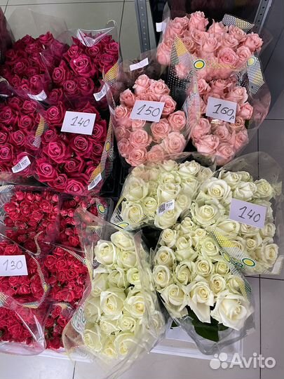 Букет белых роз. Доставка цветов