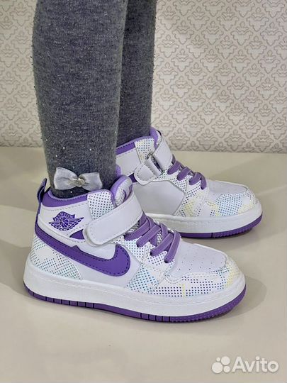 Кроссовки ботиночки демисезонные высокие