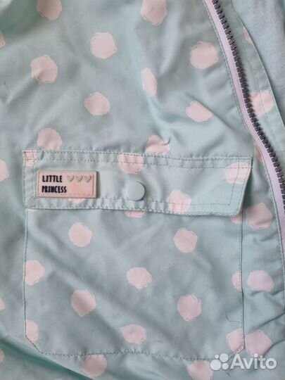 Ветровка- куртка утепленная на девочку 92