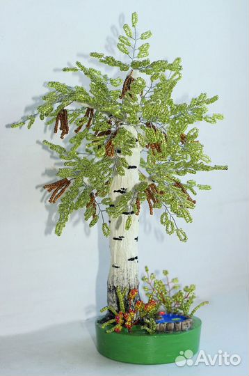 Деревья из бисера