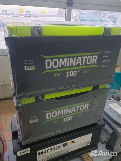 Аккумулятор Dominatоr 100ач 870А
