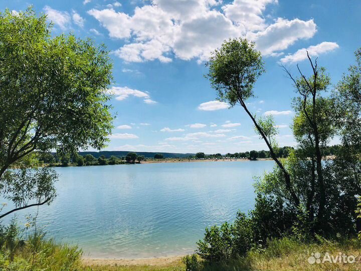 Отдых в беседке у реки, Дзержинский карьер