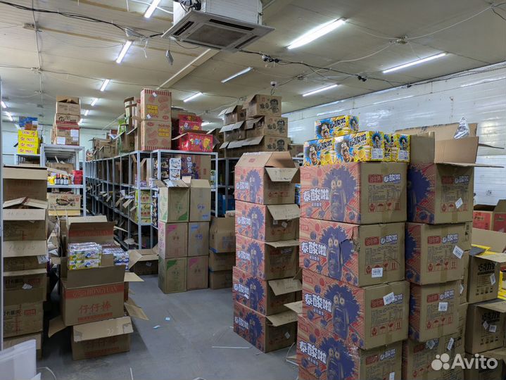 Сладости, закуски и лапша оптом из Китая